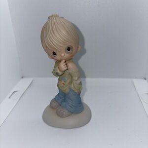 Vintage 1978 Precious Moments "Smile, God Loves You" figurine, model E-1373/B